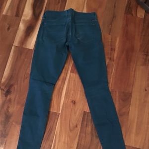 Lucky teal skinny jeans